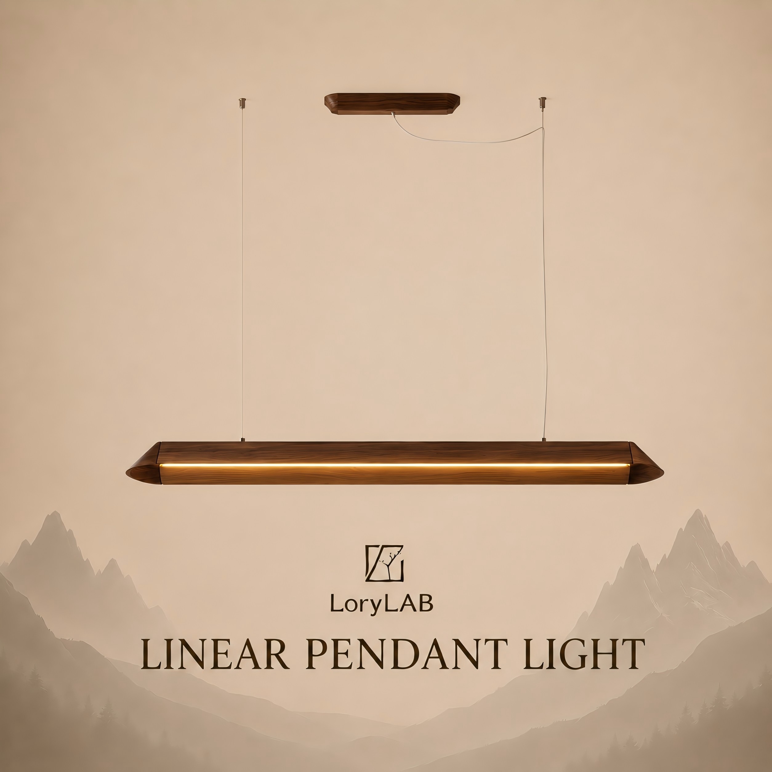 Modern Nordic Wood Pendant Light in the LoryLAB new arrivals collection