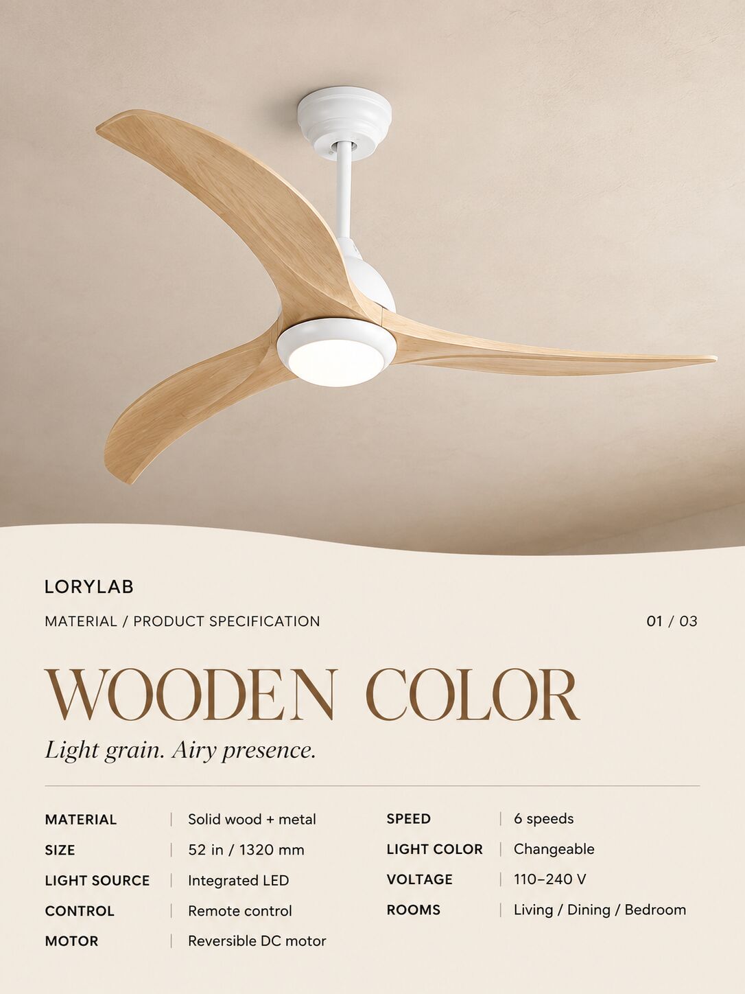 Wooden Color — material and product specifications