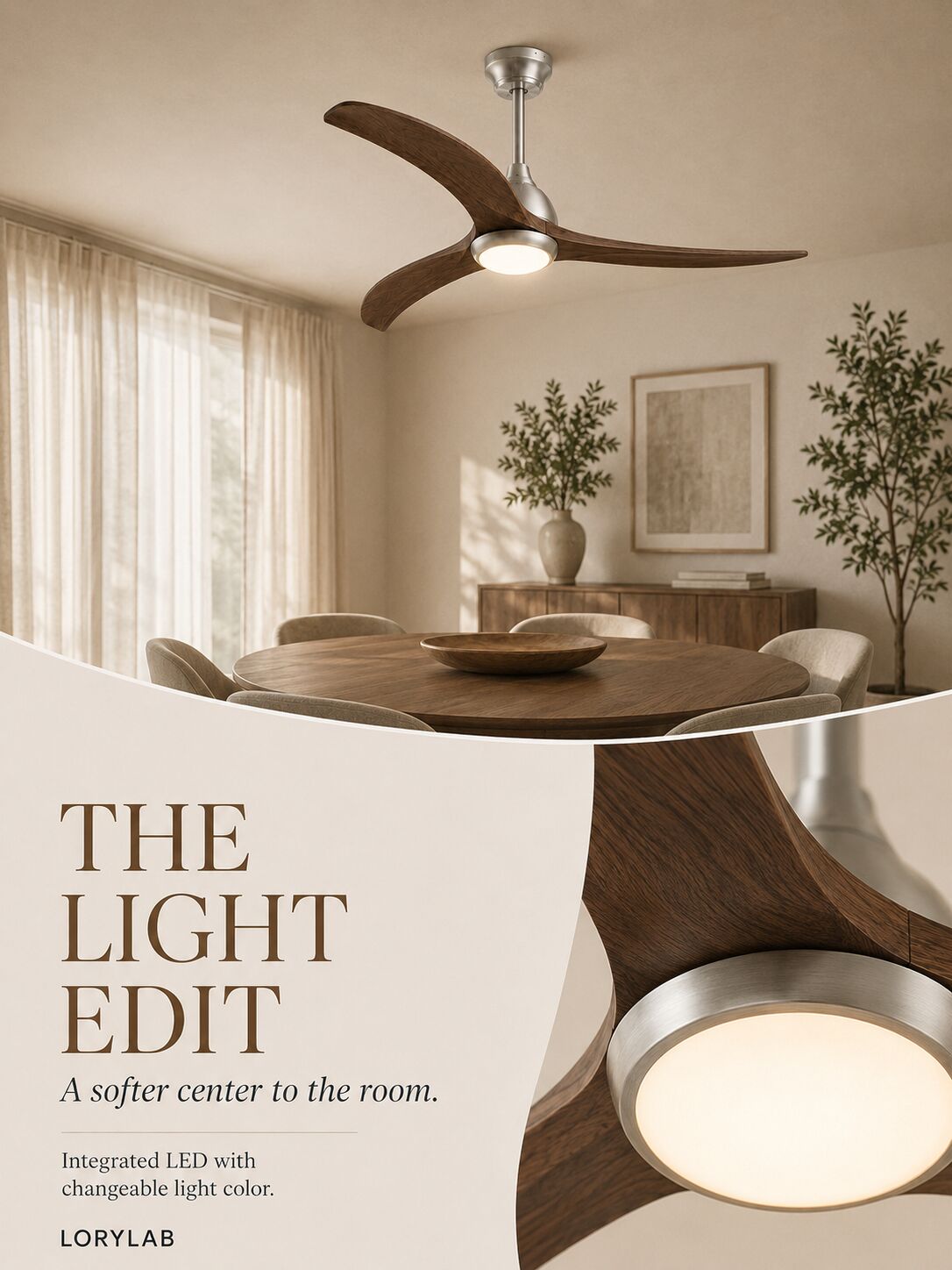 The Light Edit — integrated LED