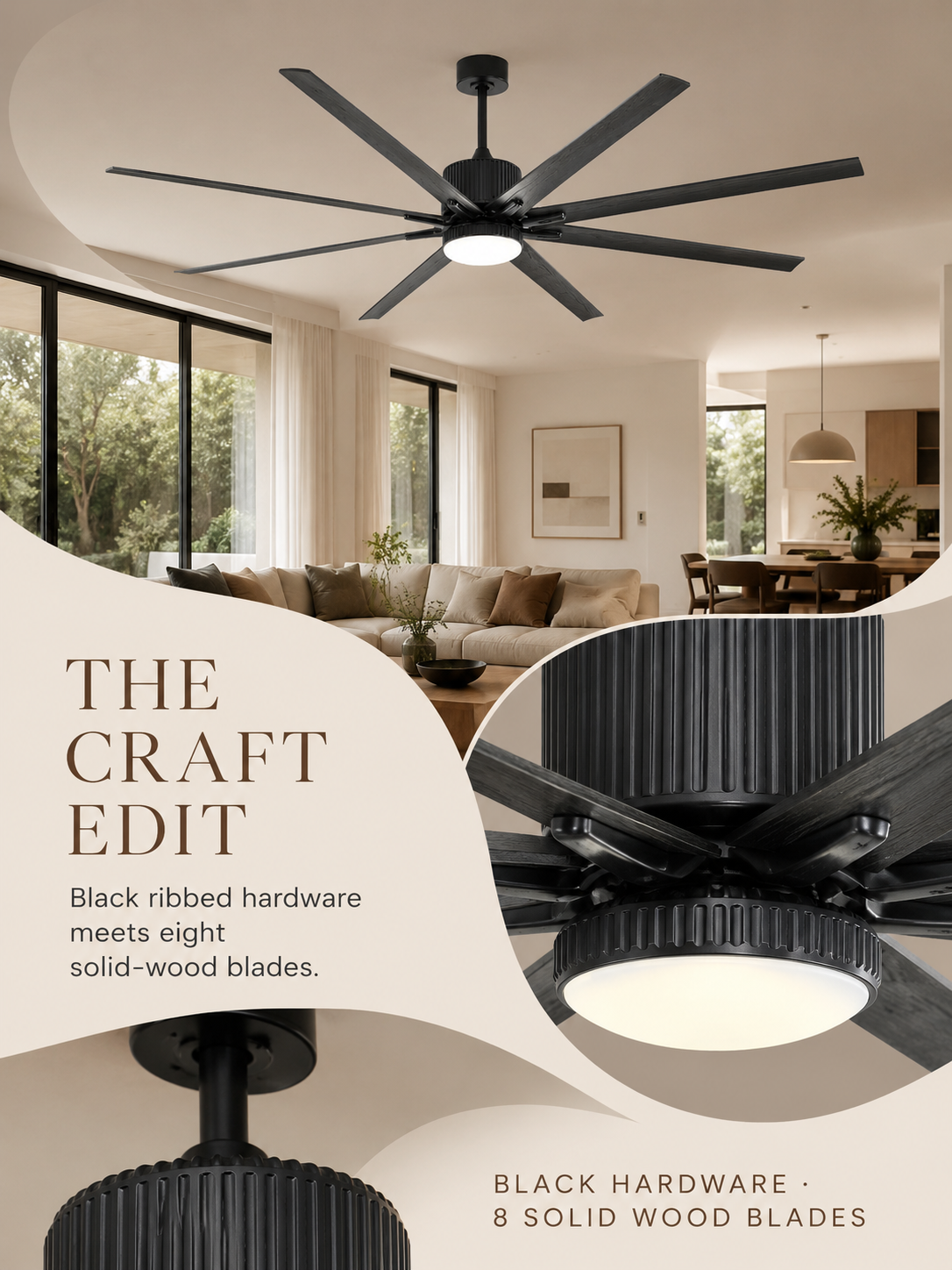 The Craft Edit for Type A ceiling fan